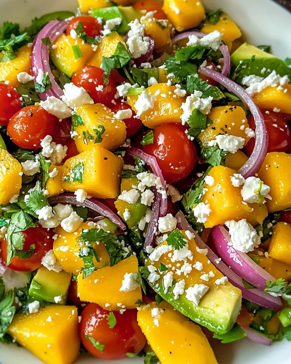 Avocado-Mango-Salat