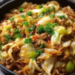 Bombastische Spitzkohl-Hackfleisch-Pfanne