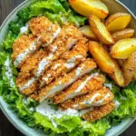 Caesar-Hähnchen-Schale