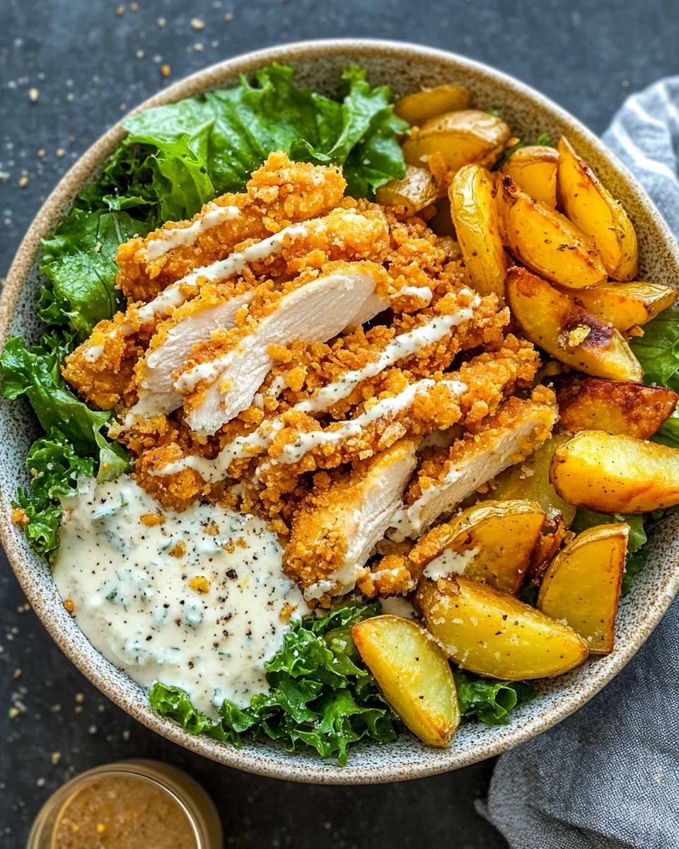 Caesar-Hähnchen-Schale