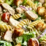 Caesar-Nudelsalat mit Hähnchen