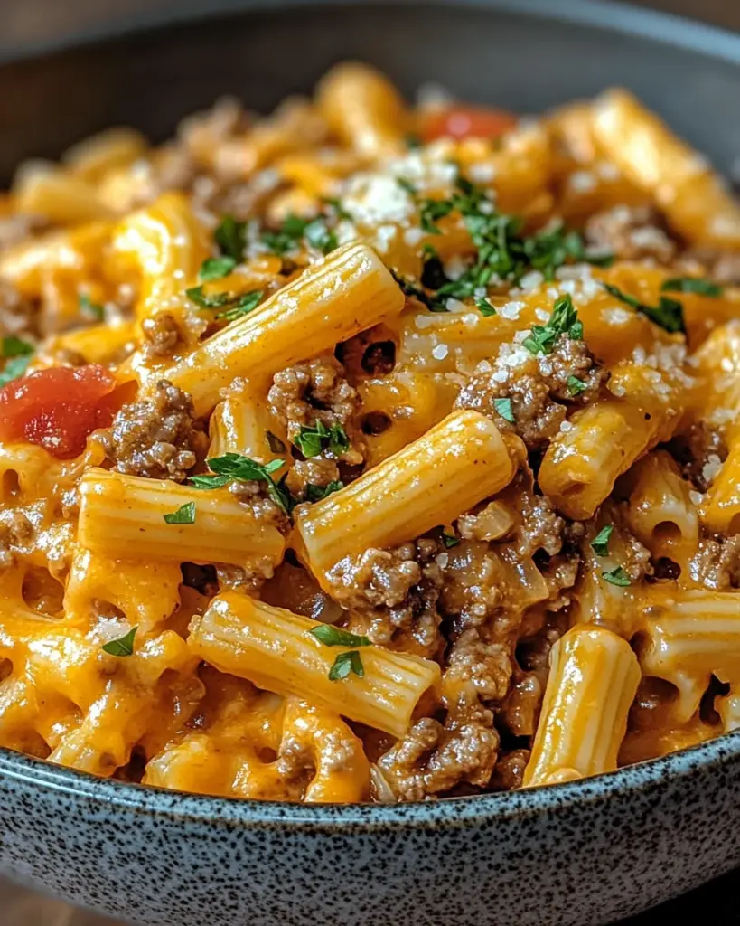 Cheeseburger-Pasta