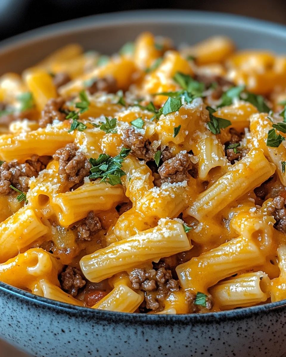 Cheeseburger-Pasta