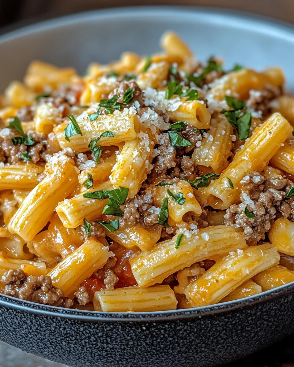 Cheeseburger-Pasta