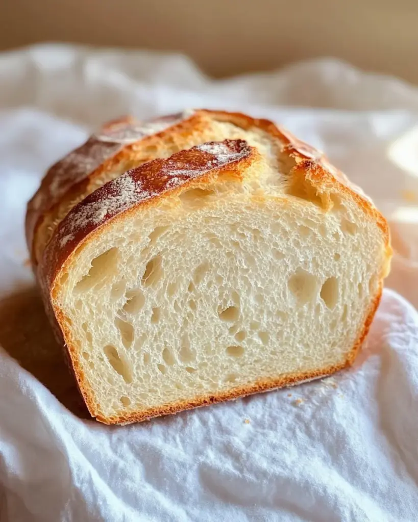 Ein einfaches Brot Rezept mit wenig Hefe