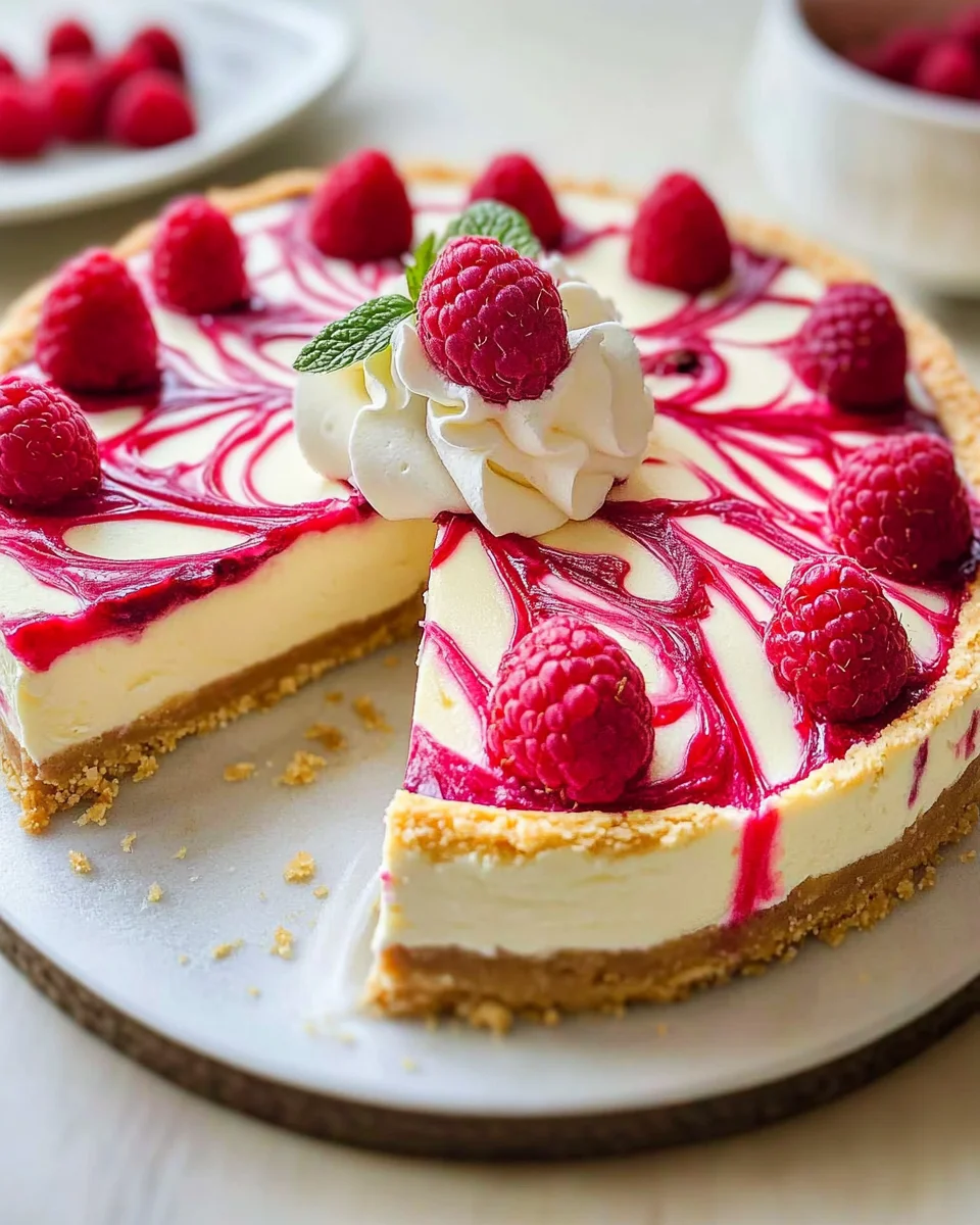 Frambozen-Käsekuchen