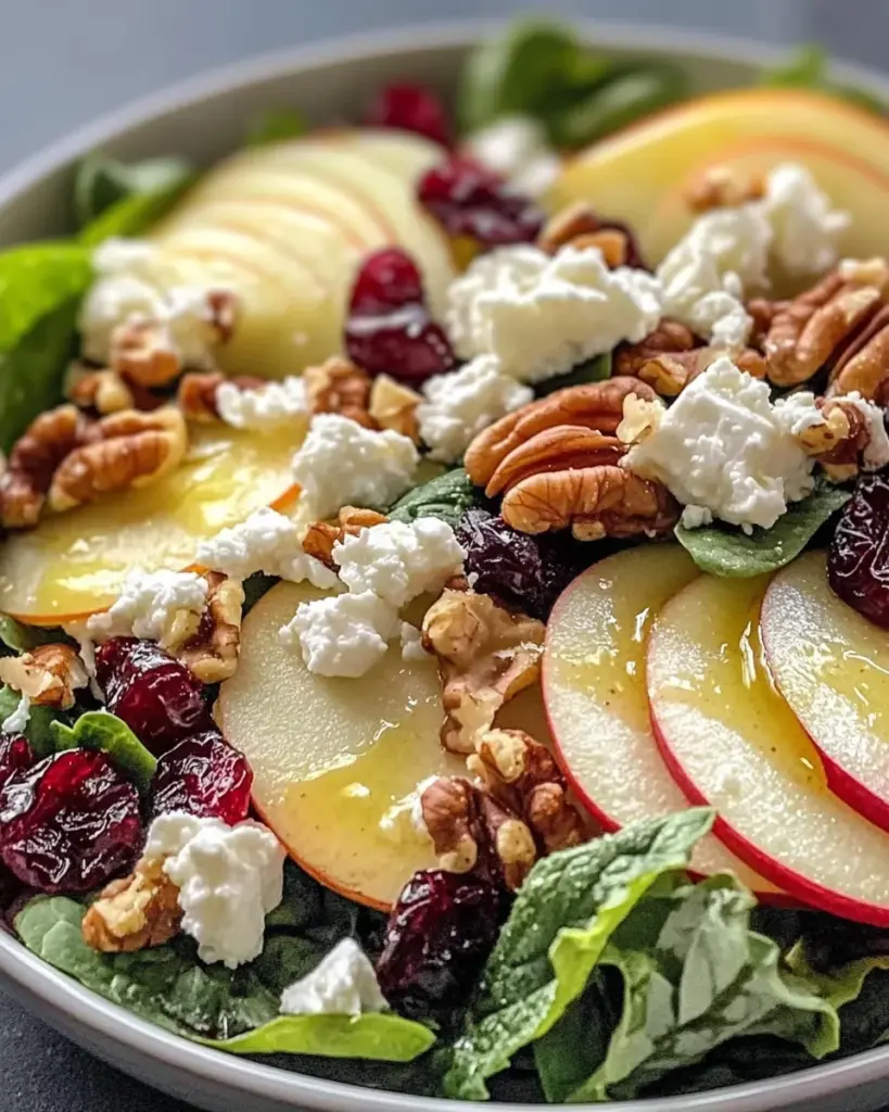 Frischer Walnuss-Apfel-Salat