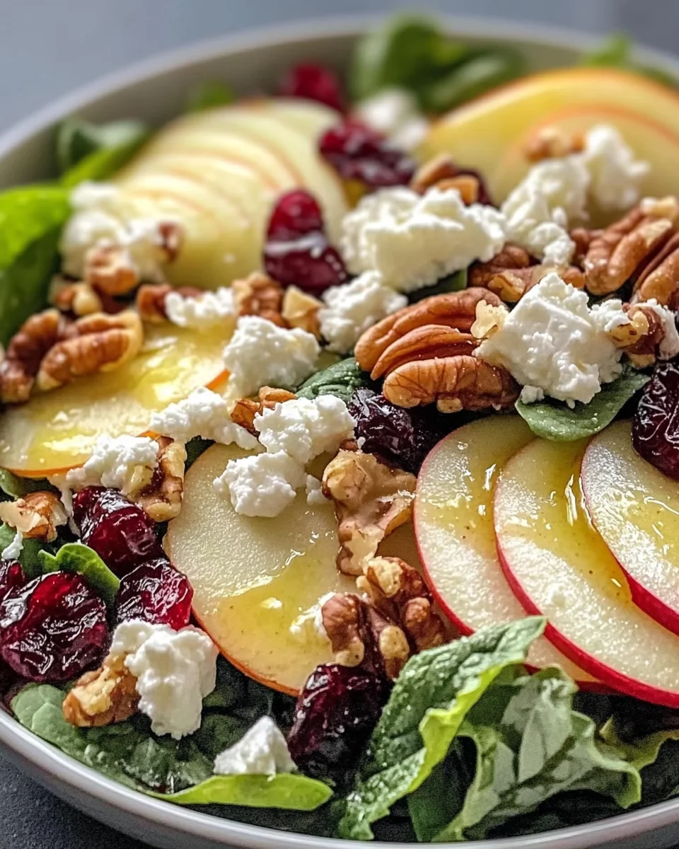 Frischer Walnuss-Apfel-Salat