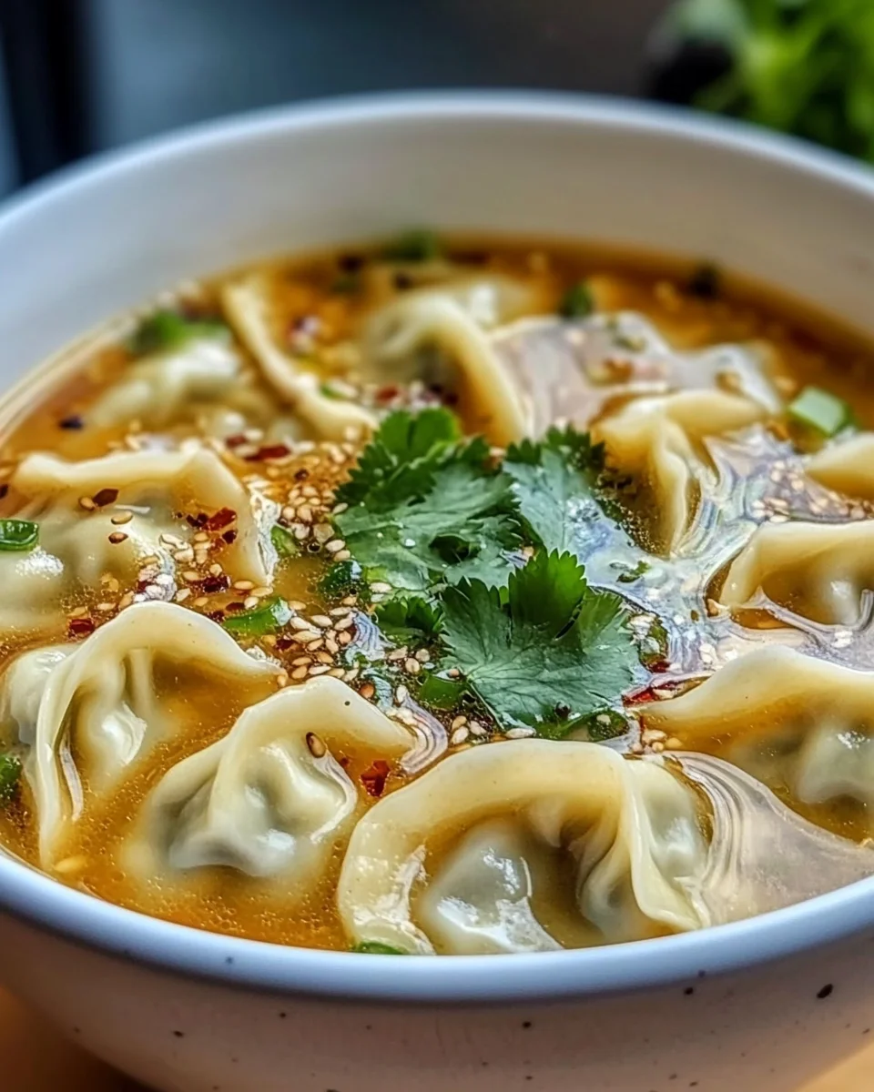 Gyoza-Suppe
