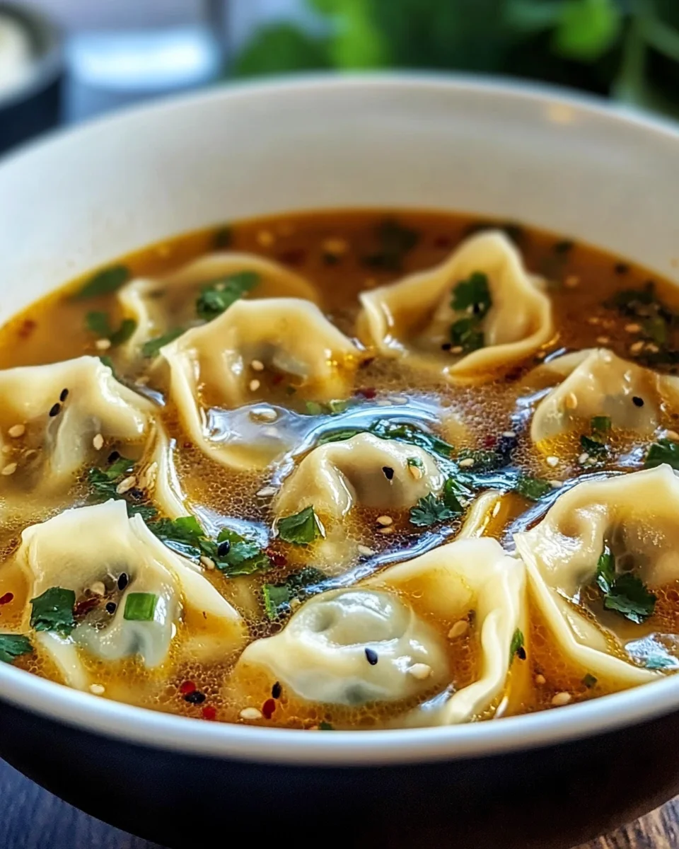 Gyoza-Suppe