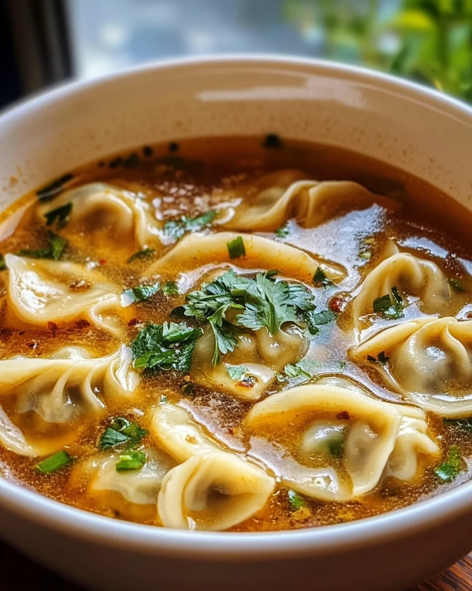 Gyoza-Suppe