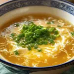 Klassische Eierflockensuppe