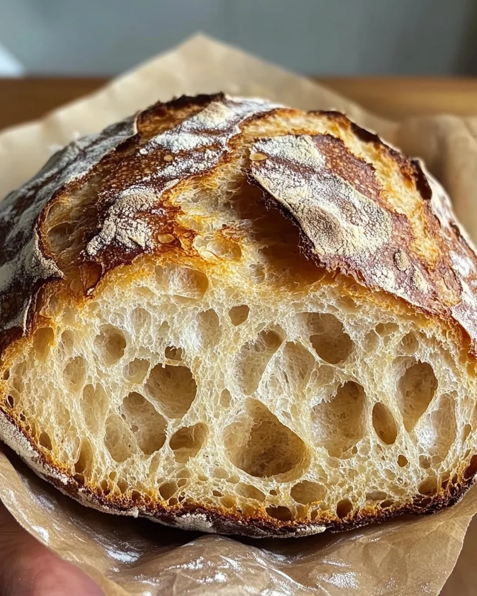 Klassisches Sauerteigbrot mit Vorspeise
