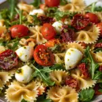 Mediterraner Nudelsalat mit Pesto