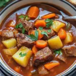 Omas Gulasch ungarisches Abendessen Art