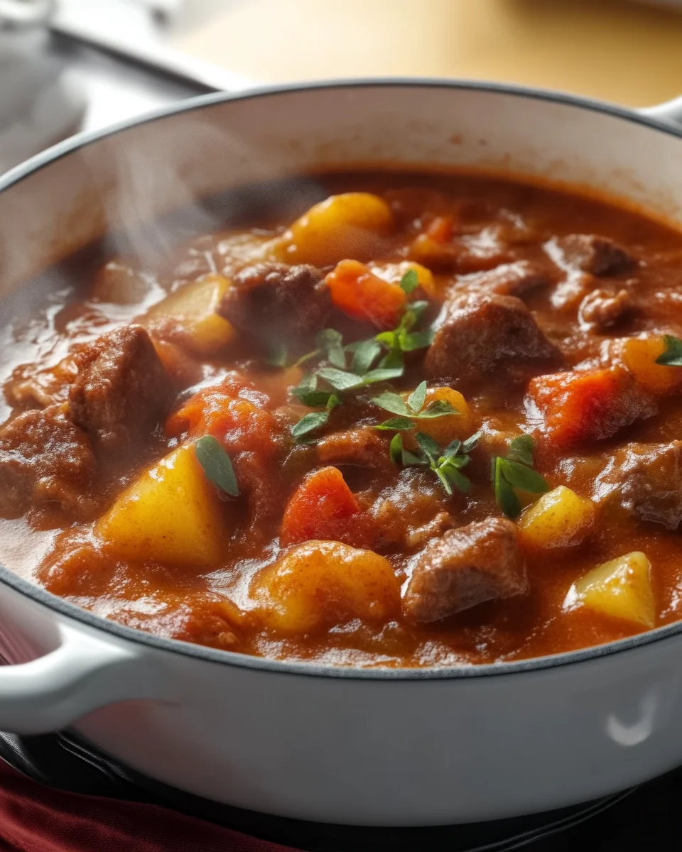 Oostenrijkse goulashsoep