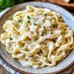 Pasta in Käse-Sahne-Soße