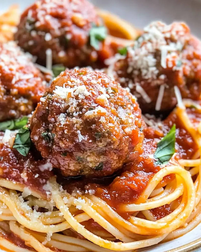 Rezept für Spaghetti mit Fleischbällchen