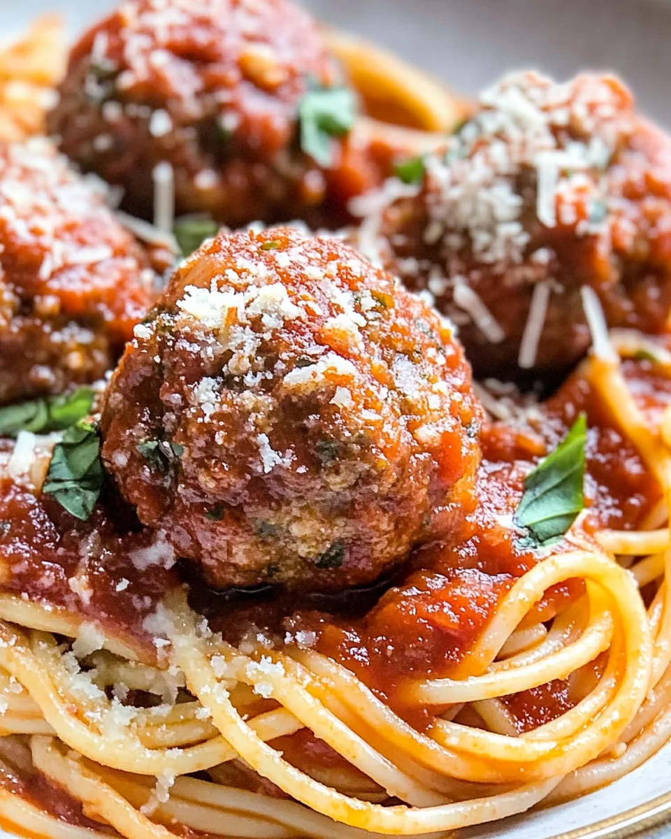 Rezept für Spaghetti mit Fleischbällchen