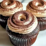 Unwiderstehlich dekadente Schokoladen-Tiramisu-Cupcakes, die Sie lieben werden