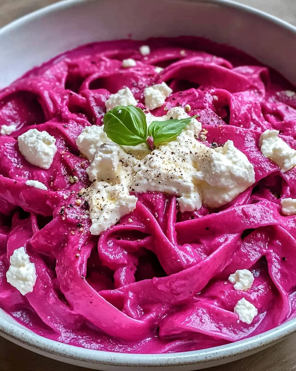 Vegane Rote-Bete-Pasta