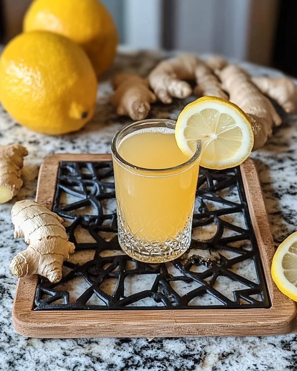 Zitronen-Ingwer-Shot