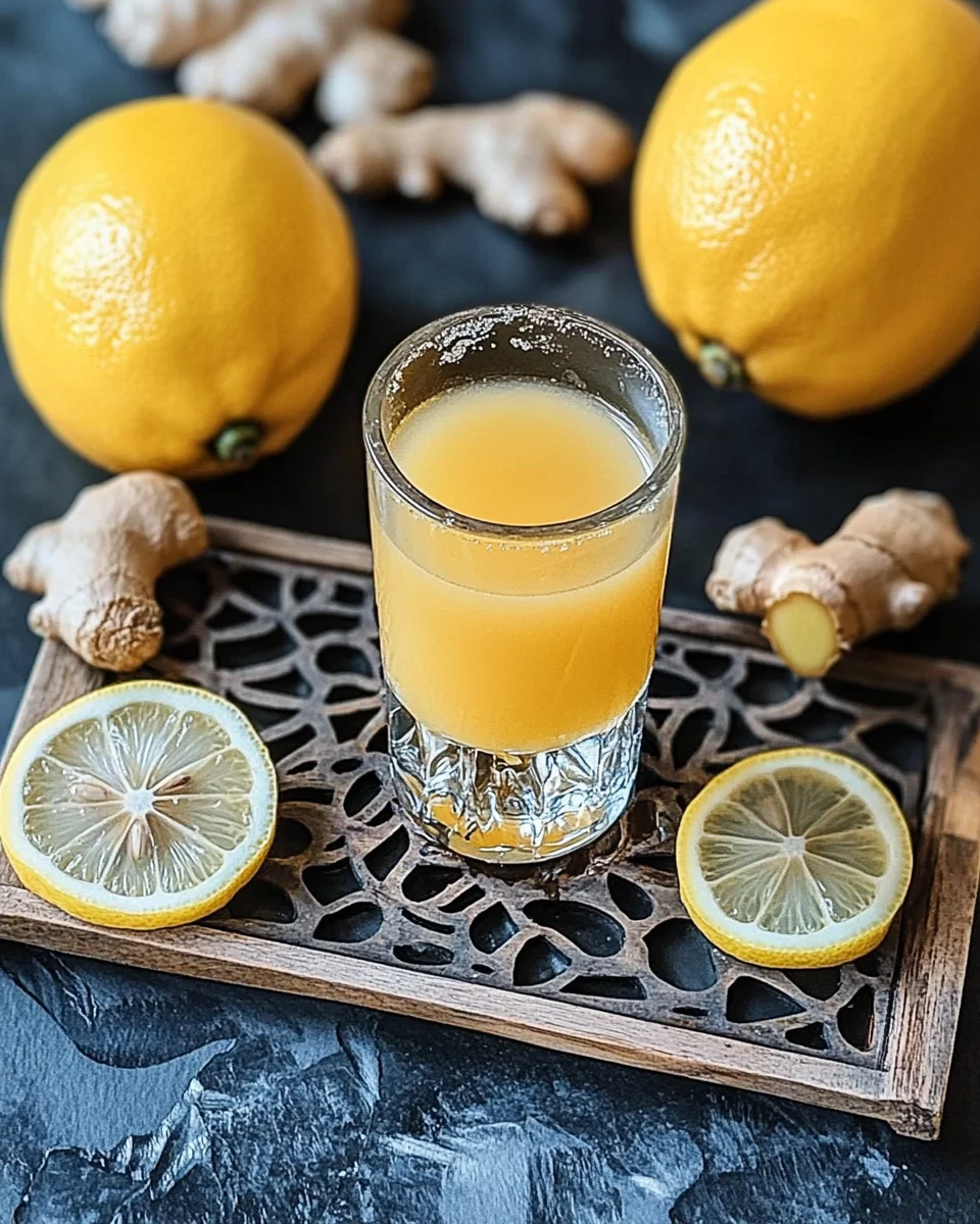 Zitronen-Ingwer-Shot
