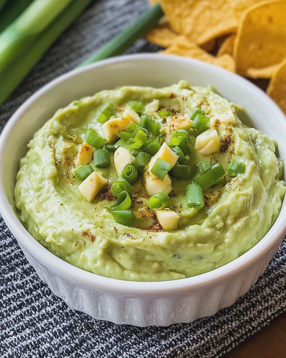 Avocado Dip mit Frischkäse - Guacamole Rezept