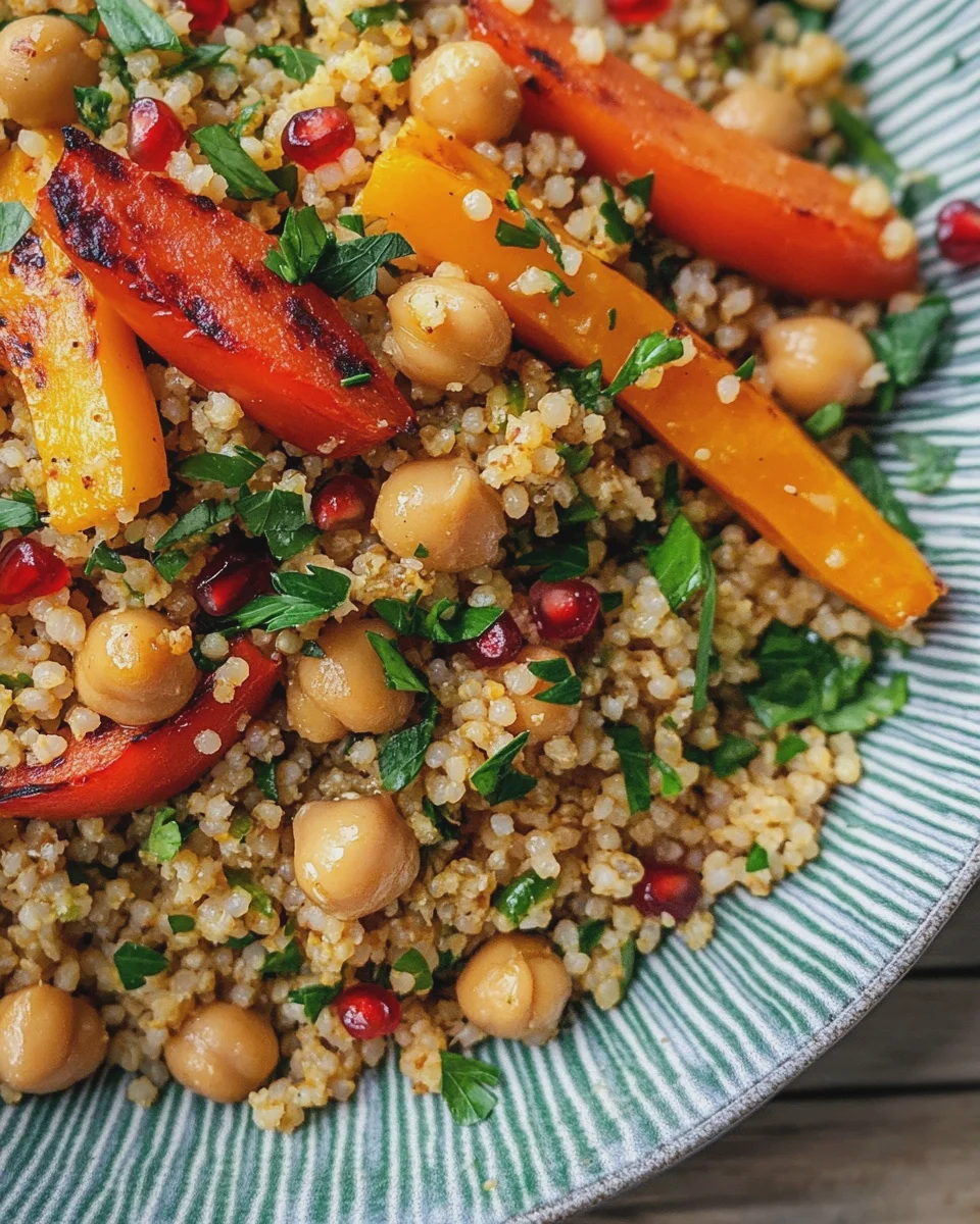 Bulgursalat mit Grillgemüse