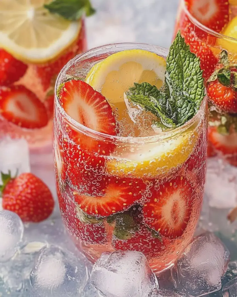 Erdbeer Limonade selber machen – fruchtig & erfrischend