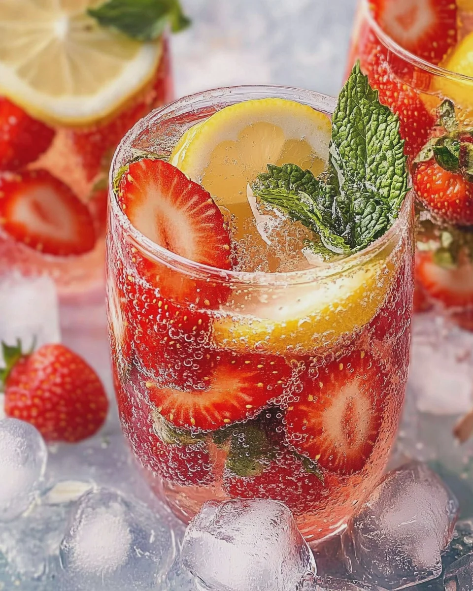 Erdbeer Limonade selber machen – fruchtig & erfrischend