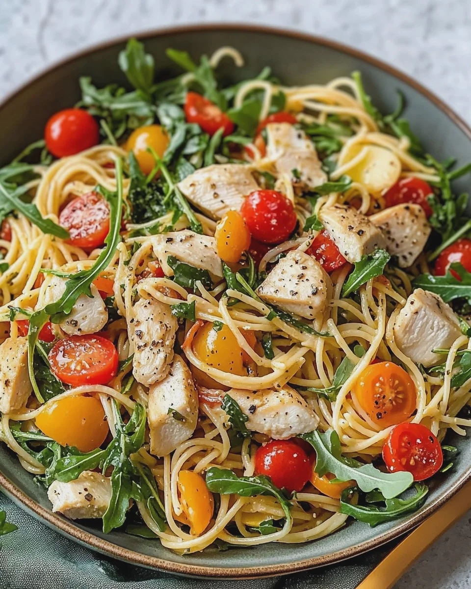 Hähnchen-Nudelsalat