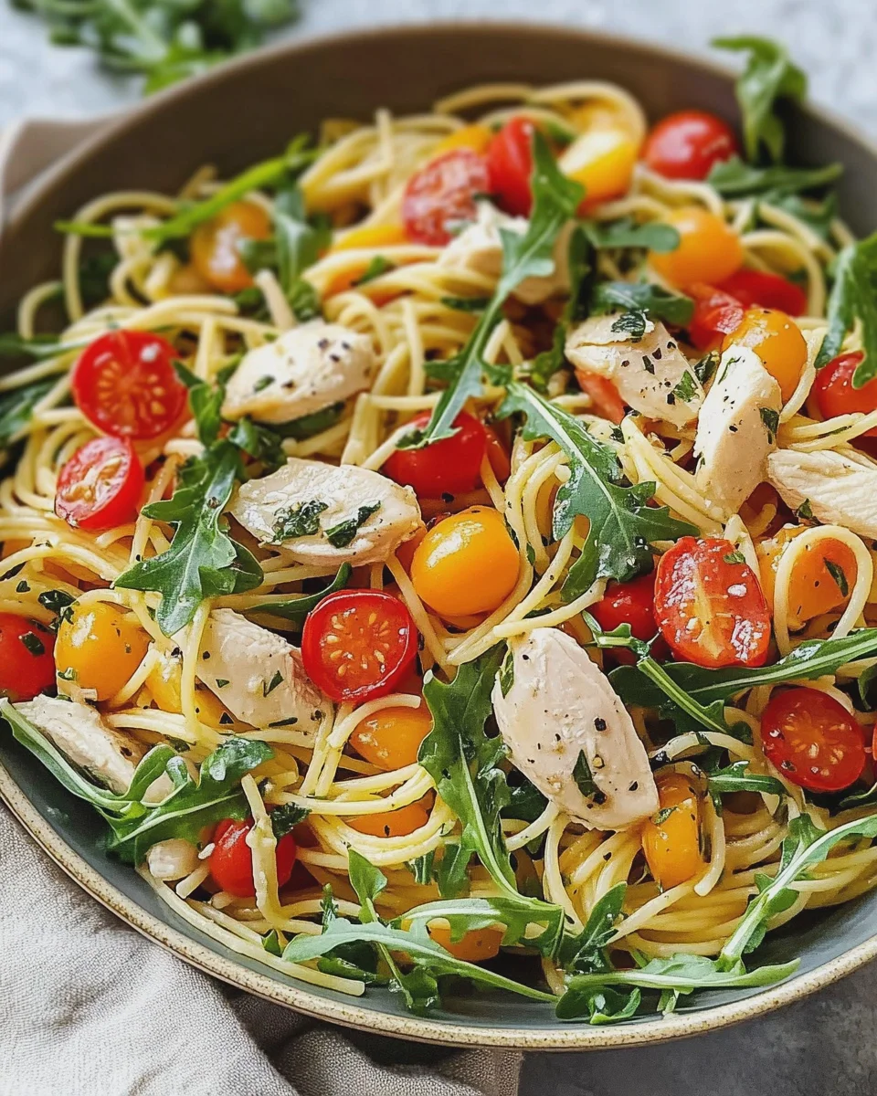 Hähnchen-Nudelsalat