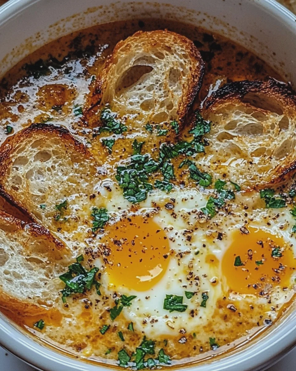 Kuscheln Sie sich mit spanischer Knoblauchsuppe