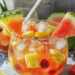 Melonen-Ananas-Bowle – alkoholfreies Rezept