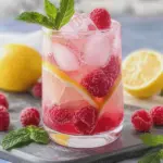Spritzige Himbeer-Limonade