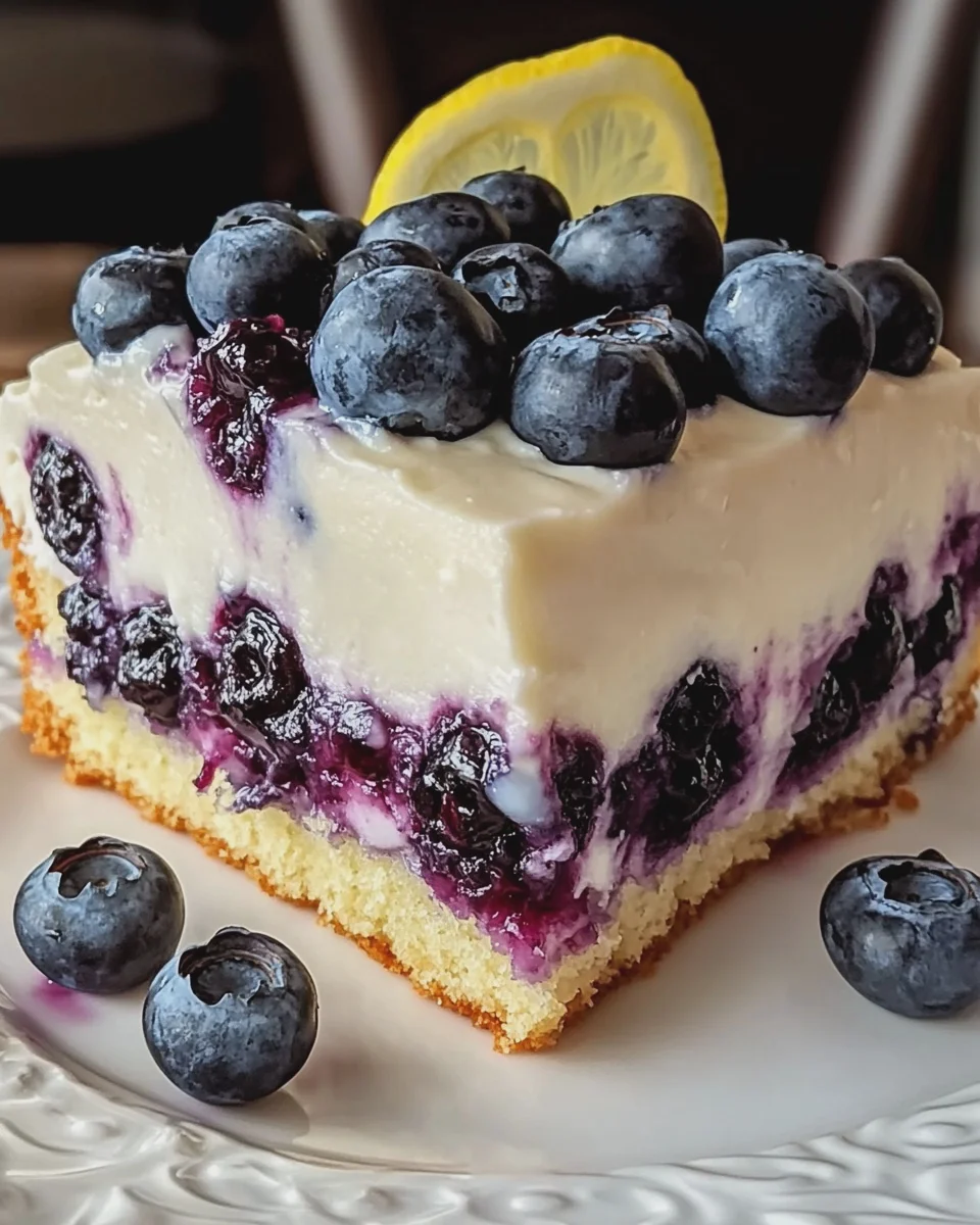 Zitronen-Blaubeer-Kuchen