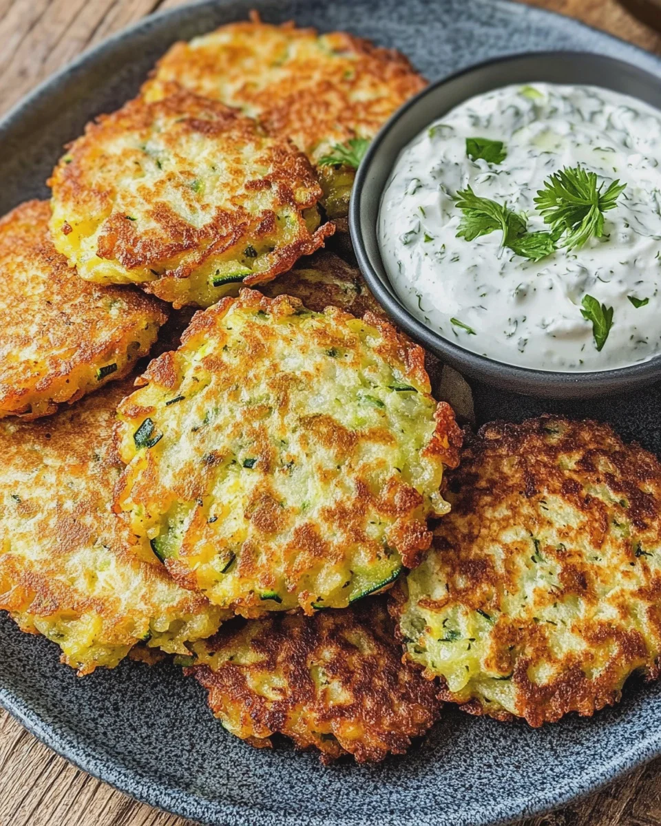 Zucchini-Kartoffel-Puffer