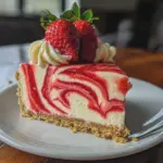 erdbeerwirbel kasekuchen rezept – cremiger Erdbeer-Swirl-Käsekuchen